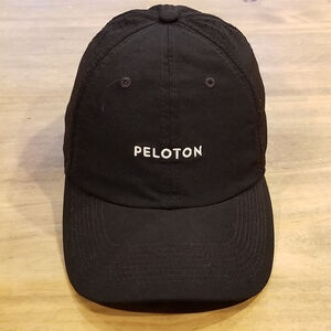 Peloton Black & White One Size Baseball Cap Hat Casual Cotton Dad
